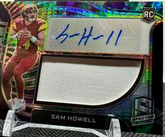 Sam Howell [Celestial] #RAD-SHO Football Cards 2022 Panini Spectra Radiant Rookie Patch Signatures Prices