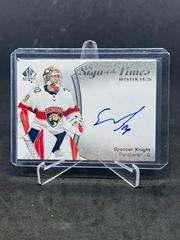 Spencer Knight Hockey Cards 2021 SP Authentic Sign of the Times Rookies Autographs Prices