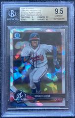 Ronald Acuna [Atomic Refractor] #BCP-1 Baseball Cards 2018 Bowman Chrome Prospects Prices