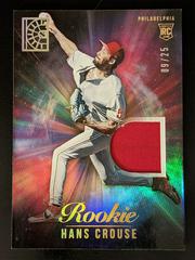 Hans Crouse [Gold] #RM-HC Baseball Cards 2022 Panini Capstone Rookie Materials Prices