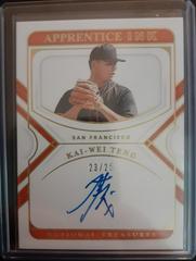 Kai Wei Teng [Holo Gold] #AI-KT Baseball Cards 2022 Panini National Treasures Apprentice Ink Autographs Prices