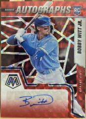 Bobby Witt Jr. [Choice Fusion] #RAM-ZS Baseball Cards 2022 Panini Mosaic Rookie Autographs Prices