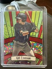 Colt Emerson [Red] #BG-11 Baseball Cards 2023 Bowman Draft Glass Prices