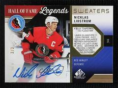 Nicklas Lidstrom [Autograph Tag] #HOF-NL Hockey Cards 2021 SP Game Used HOF Legends Sweaters Prices