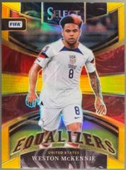 Weston McKennie [Gold] Soccer Cards 2022 Panini Select FIFA Equalizers Prices