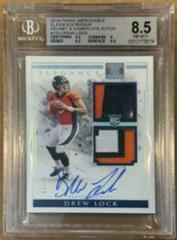 Drew Lock [Helmet, Patch Autograph Nameplate] #103 Football Cards 2019 Panini Impeccable Prices