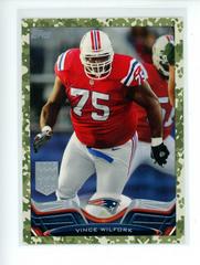 Vince Wilfork [Camo] #121 Football Cards 2013 Topps Prices