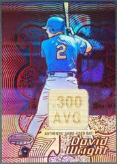 David Wright [Game Bat Red] Baseball Cards 2002 Bowman's Best Prices