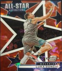 Luka Doncic [Red Ice] #9 Basketball Cards 2021 Panini Contenders Optic All Star Aspirations Prices