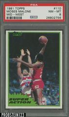 Moses Malone Mid-West Basketball Cards 1981 Topps Prices
