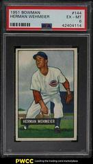 Herman Wehmeier Baseball Cards 1951 Bowman Prices