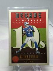 Matthew Stafford #DOD-14 Football Cards 2023 Panini Legacy Decade of Dominance Prices