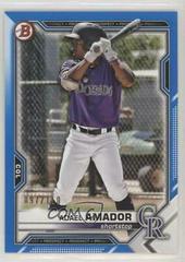 Adael Amador [Blue] #BD-195 Baseball Cards 2021 Bowman Draft Prices