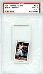 Alan Trammell Baseball Cards 1991 Topps Micro Prices