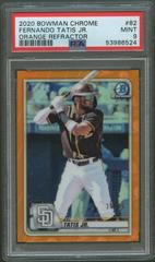 Fernando Tatis Jr. [Orange Refractor] #82 Baseball Cards 2020 Bowman Chrome Prices