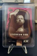 Jon Moxley [Pink] Wrestling Cards 2022 Upper Deck Allure AEW I Scream For Prices