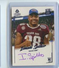Isaiah Spiller #YSV-ISP Football Cards 2022 Panini Luminance Year One Signatures Variations Prices