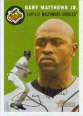 Gary Matthews Jr. #377 Baseball Cards 2003 Topps Heritage Prices