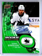 Thomas Bordeleau [Autograph] #RR-20 Hockey Cards 2022 Upper Deck Trilogy Rookie Renditions Prices
