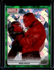 Red Hulk [Green Crackle] #190 Marvel 2023 Upper Deck Platinum Prices