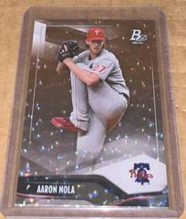 Aaron Nola [Ice Foil] #39 Baseball Cards 2021 Bowman Platinum Prices