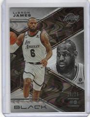 LeBron James [Silver] Basketball Cards 2022 Panini Black Prices