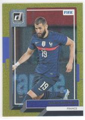 Karim Benzema [Gold] Soccer Cards 2022 Panini Donruss Prices