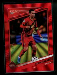Eden Hazard [Red Laser] Soccer Cards 2021 Panini Donruss Road to Qatar Prices