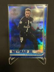 Neymar Jr [Blue Refractor] Soccer Cards 2018 Topps Chrome UEFA Champions League Prices