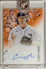Casey Mize [Orange Refractor] #PA-CM Baseball Cards 2022 Topps Pristine Autographs Prices