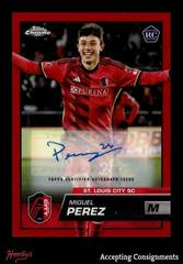 Miguel Perez [Autograph Red] Soccer Cards 2023 Topps Chrome MLS Prices