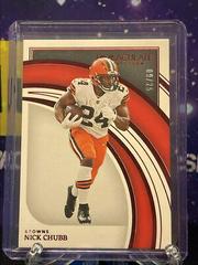 Nick Chubb [Red] #23 Football Cards 2022 Panini Immaculate Collection Prices