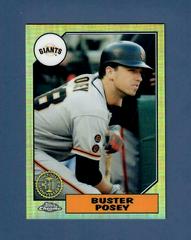 Buster Posey Baseball Cards 2017 Topps Chrome 1987 Prices