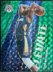 Zion Williamson [Green Mosaic] #3 Basketball Cards 2020 Panini Mosaic Elevate Prices