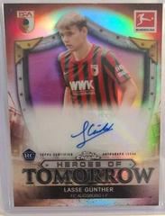 Lasse Gunther [Autograph] #HT-LG Soccer Cards 2021 Topps Chrome Bundesliga Heroes of Tomorrow Prices