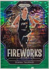 Diana Taurasi [Green Pulsar] #8 Basketball Cards 2023 Panini Prizm WNBA Fireworks Prices