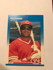 Kal Daniels #197 Baseball Cards 1987 Fleer Glossy Prices