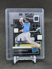 Wander Franco [Blue] #53 Baseball Cards 2022 Panini Chronicles Clearly Donruss Prices