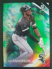 Tim Anderson [Green] Baseball Cards 2017 Bowman Platinum Prices