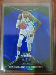 Giannis Antetokounmpo [Blue] Basketball Cards 2016 Panini Totally Certified Prices