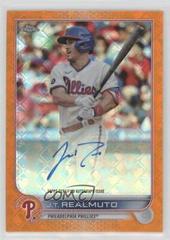 J. T. Realmuto [Orange] #CA-JR Baseball Cards 2022 Topps Chrome Logofractor Autographs Prices