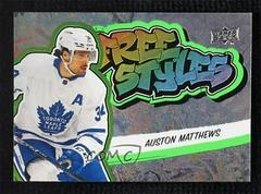 Auston Matthews [Platinum] Hockey Cards 2022 Upper Deck Freestyles Prices