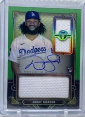 Andre Jackson [Emerald] #RA-AJ Baseball Cards 2022 Topps Triple Threads Rookie Autographs Prices