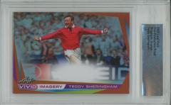 Teddy Sheringham [Orange] Soccer Cards 2022 Leaf Vivid Imagery Prices
