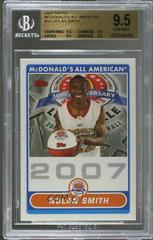 Nolan Smith #NS Basketball Cards 2007 Topps McDonald's All American Prices
