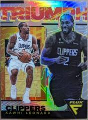 Kawhi Leonard [Silver] #2 Basketball Cards 2022 Panini Flux Triumph Prices