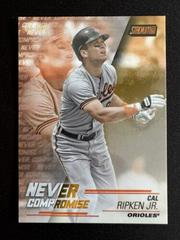 Cal Ripken Jr. [Orange] #NC-CR Baseball Cards 2018 Stadium Club Never Compromise Prices
