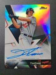 Jim Thome [Red Wave Refractor] #JT Baseball Cards 2018 Topps Finest Autographs Prices