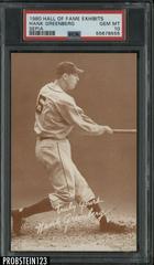 Hank Greenberg [Sepia] Baseball Cards 1980 Hall of Fame Exhibits Prices