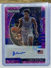 James Wiseman [Fast Break Pink] Basketball Cards 2020 Panini Prizm Draft Picks Autographs Prices
